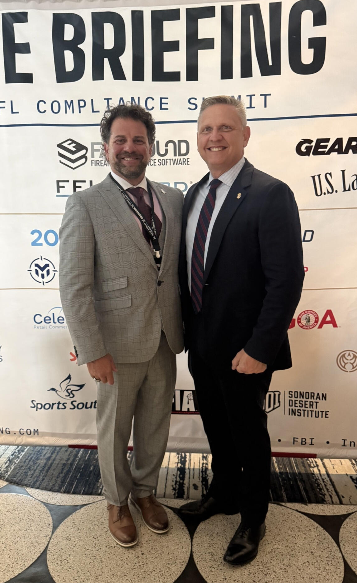 Chris with ATF Director Robert Cekada